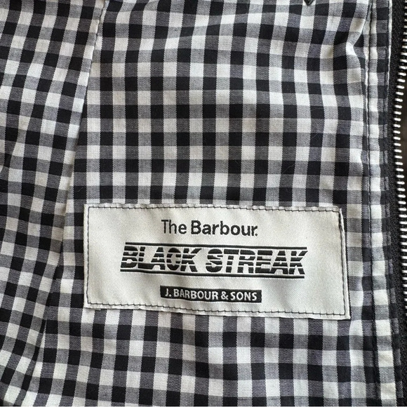 Barbour International Women’s Sz 4 Pivot Waxed Cotton Jacket - Picture 9 of 9